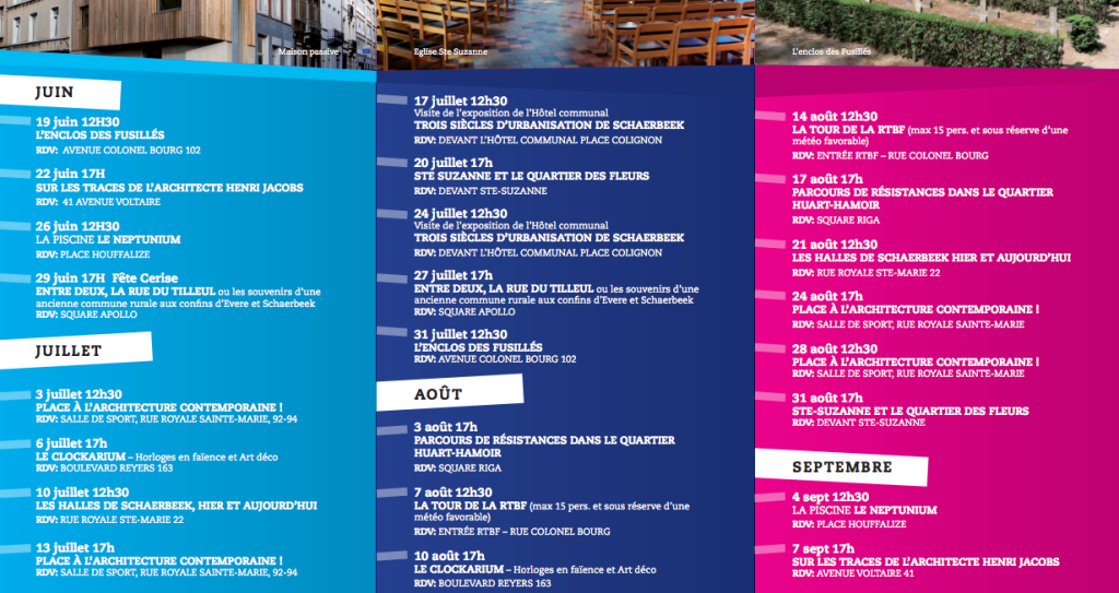 programme des Estivales 2014