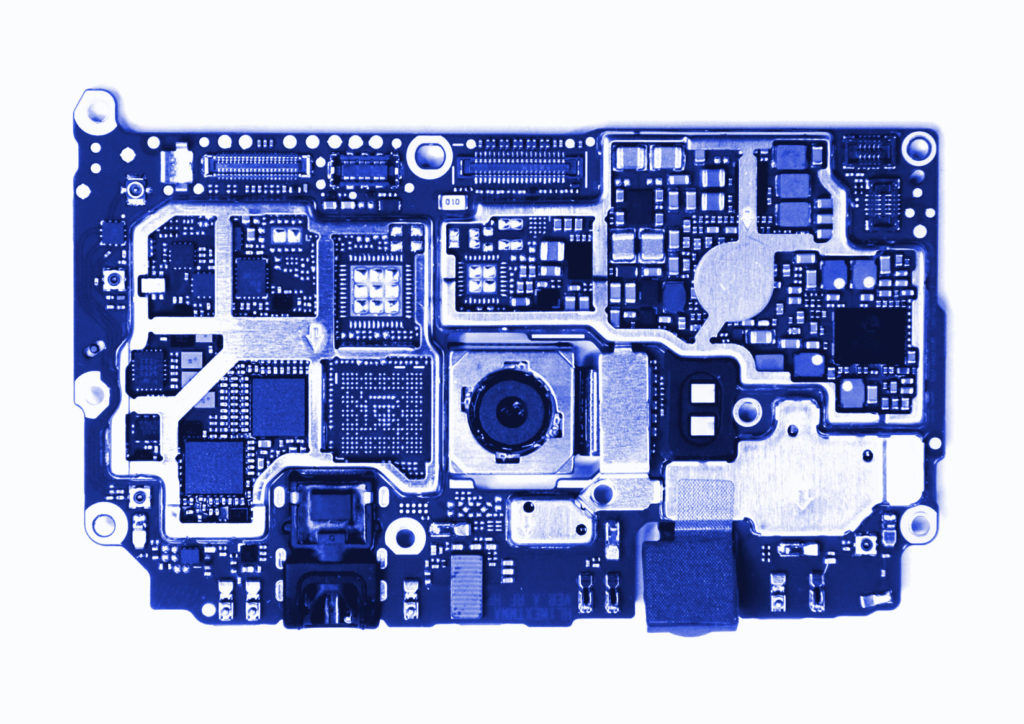 Carte mère du Huawei P9 (CC-BY-SA)